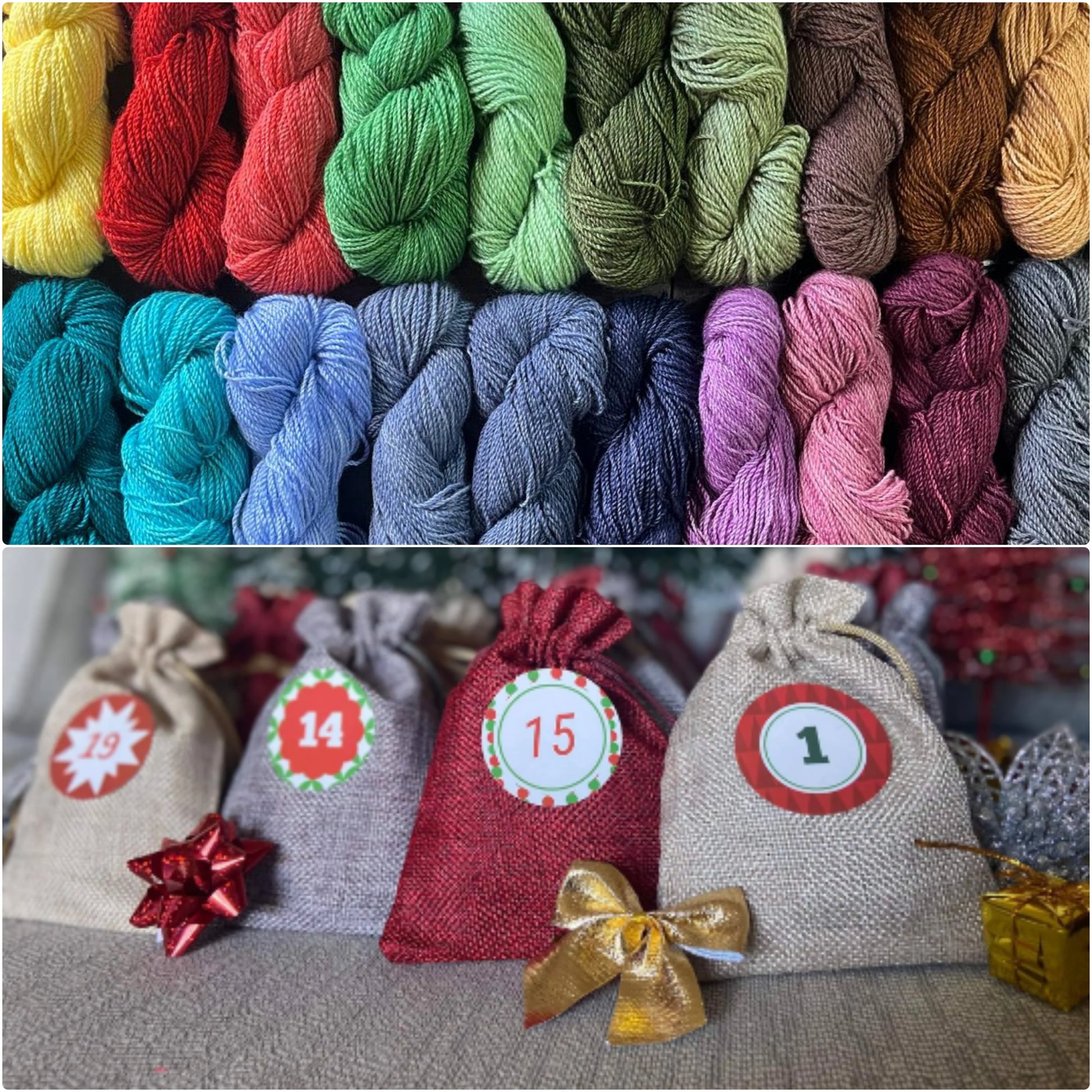 advent calendar, lady worsted weight