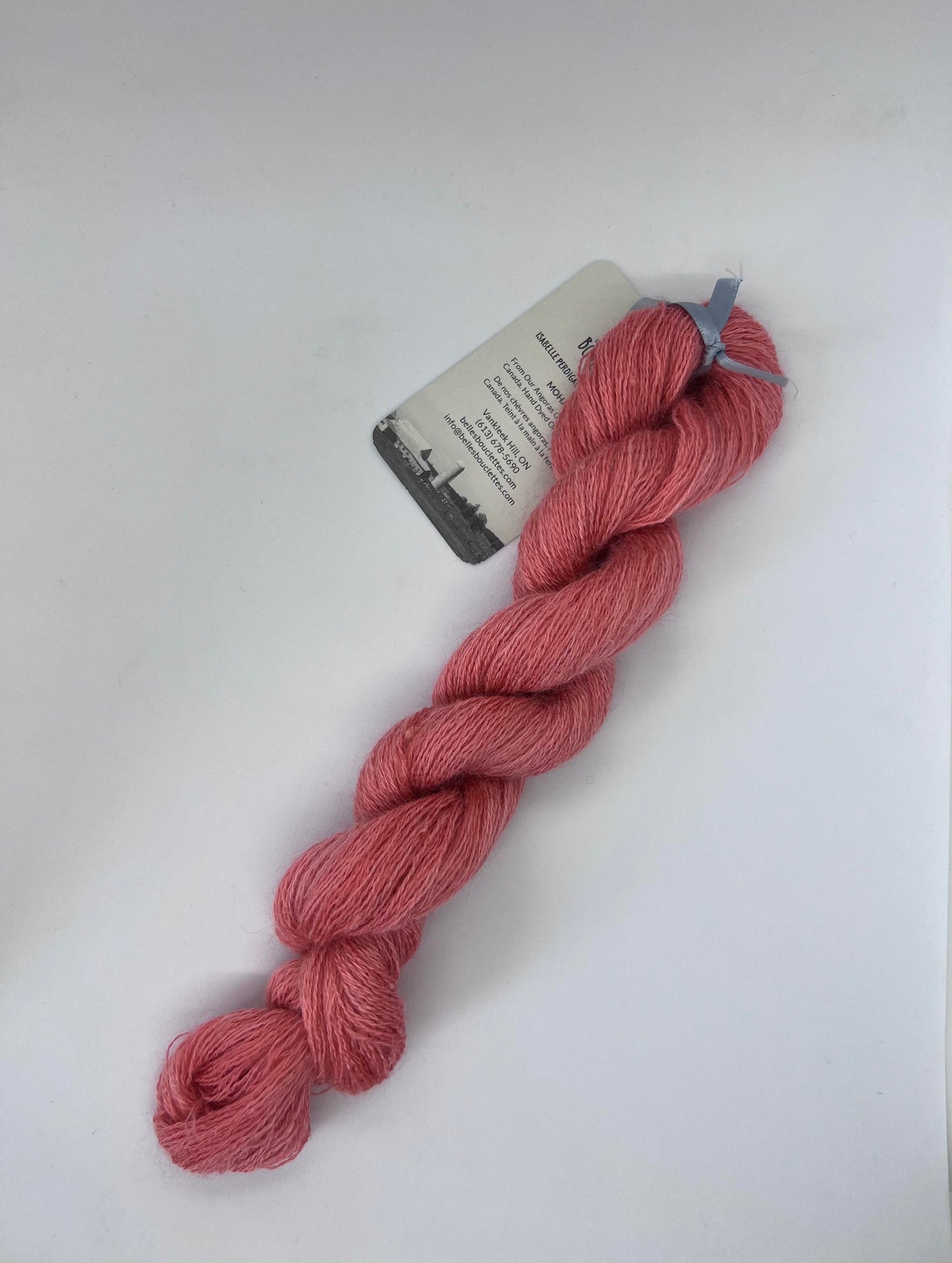 butterfly kisses, lace weight, 25g, coral