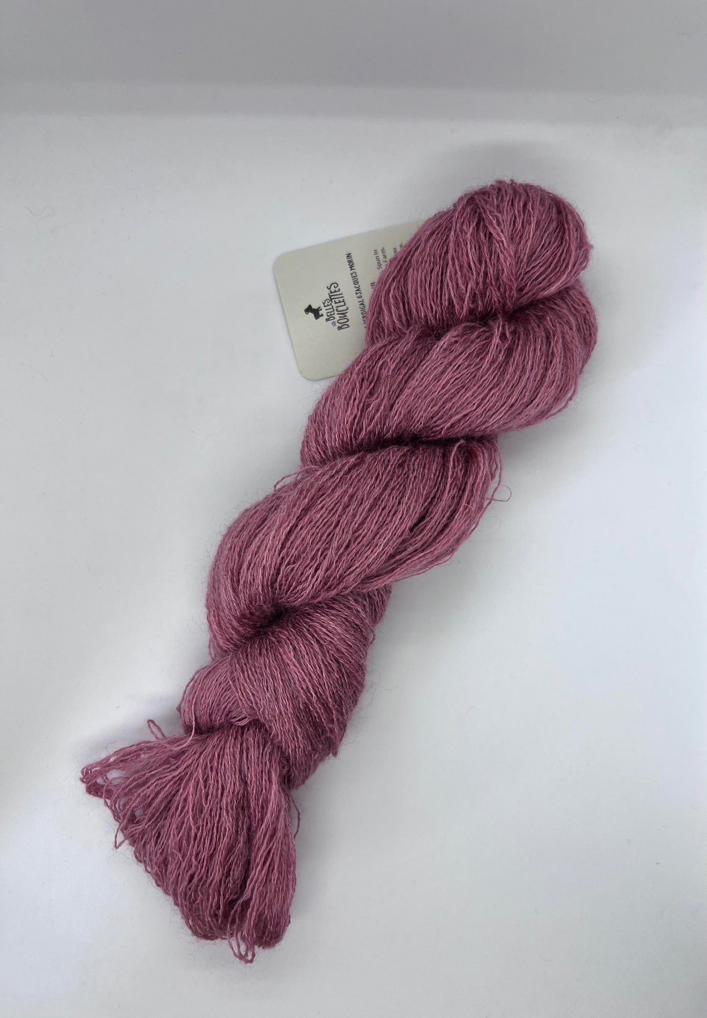 butterfly kisses, lace weight, 50g, old rose