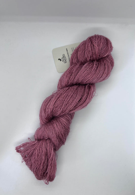 butterfly kisses, lace weight, 50g, old rose