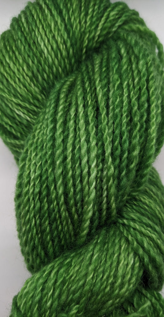 lady, worsted weight, 100g, basil green