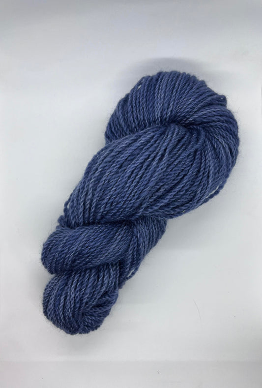 lady, light worsted, 100g, denim blue