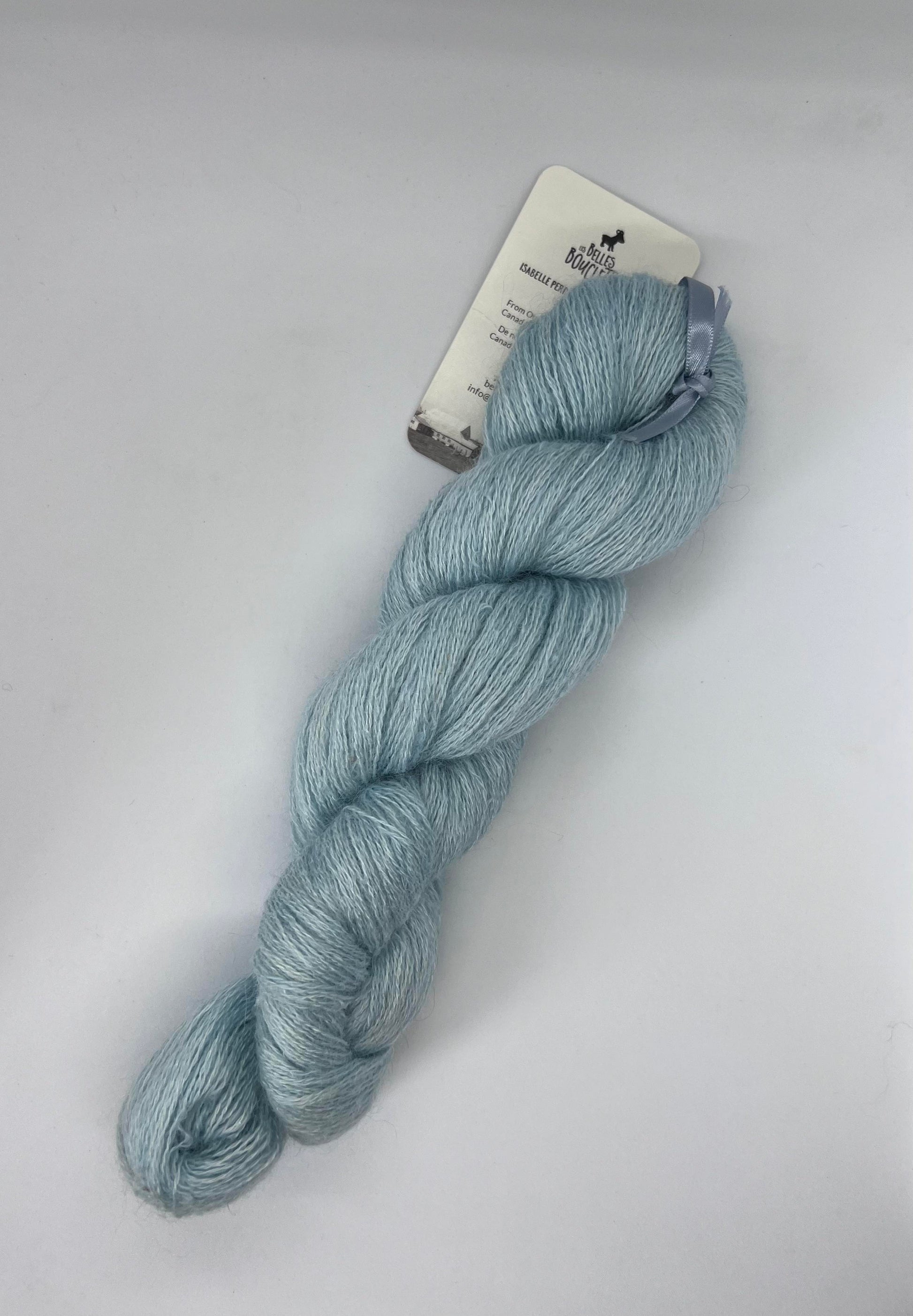 butterfly kisses, lace weight, 50g, baby blue